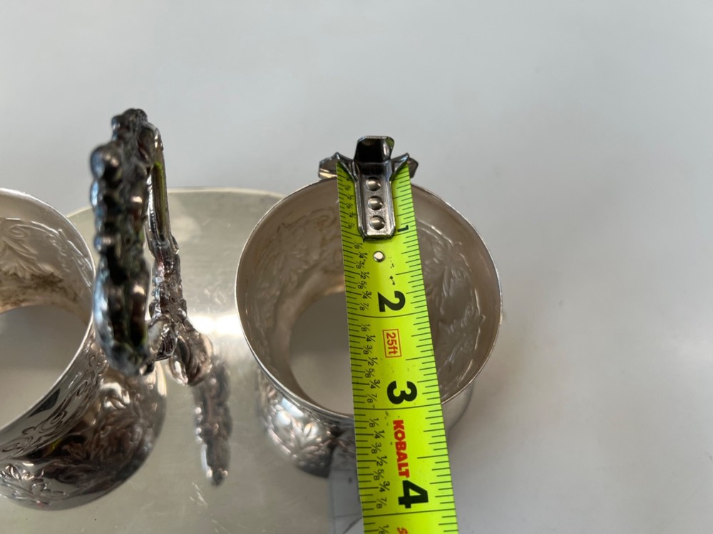 Vintage Silver Plated Condiment Jam Caddy Set