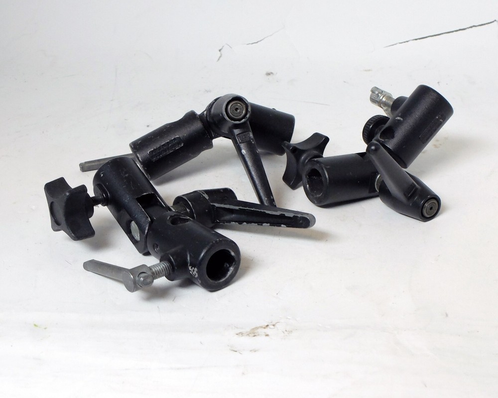Manfrotto 3x Umbrella Swivel Adapter Light Stand Used