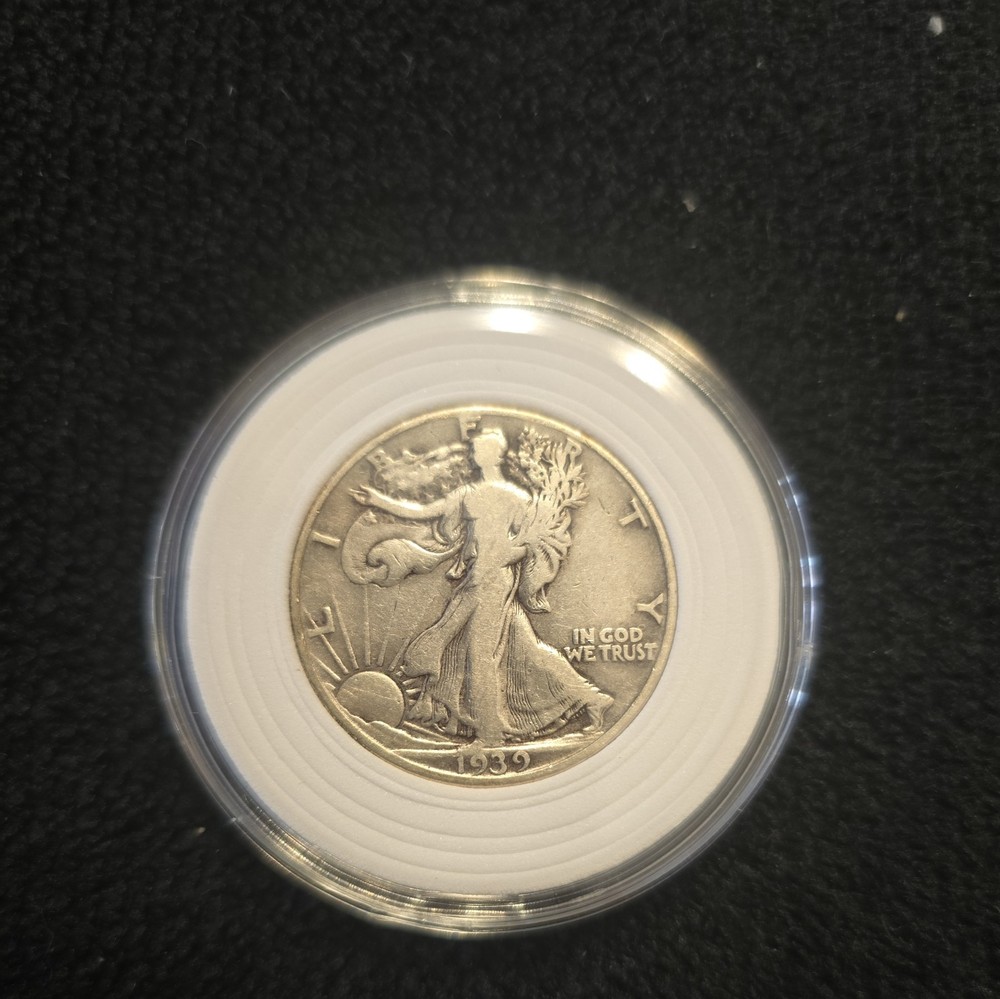 1939 Walking Liberty Half Dollar, grades VF+