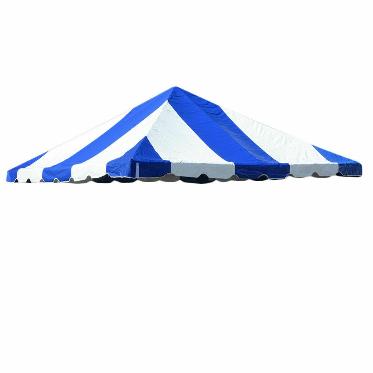 Replacement West Coast Frame Tent Top 20x20 Blue PVC Canopy Event Party OPEN BOX