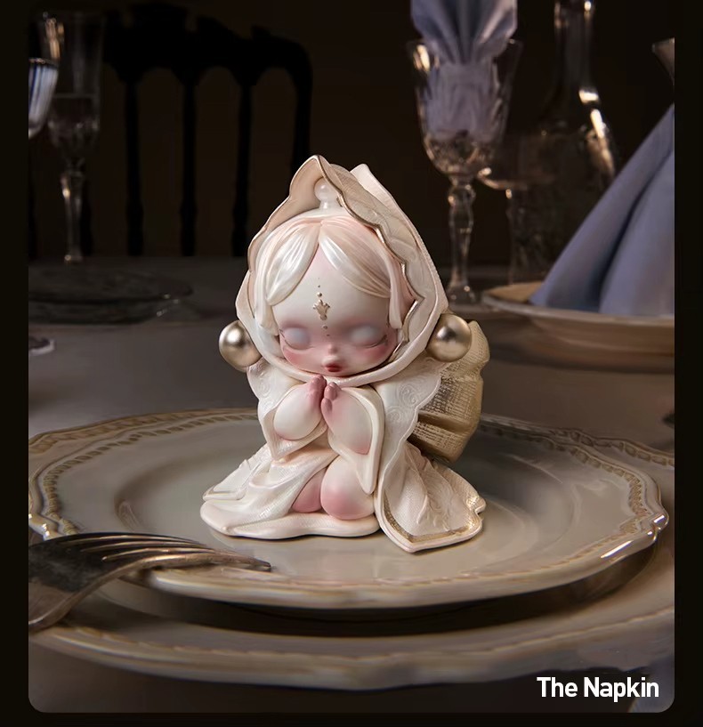 POP MART x Skullpanda The Feast Begins Series Figure Toys Sealed Bag in Open Box