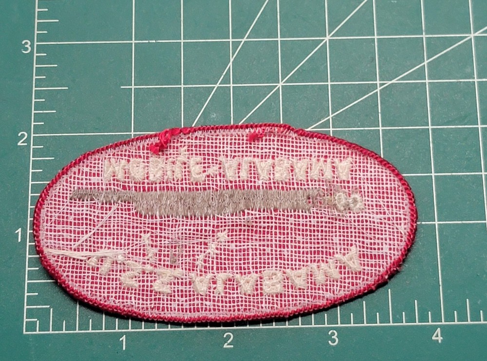 USS Alabama Ship Naval Patch DEFECTIVE AS-IS