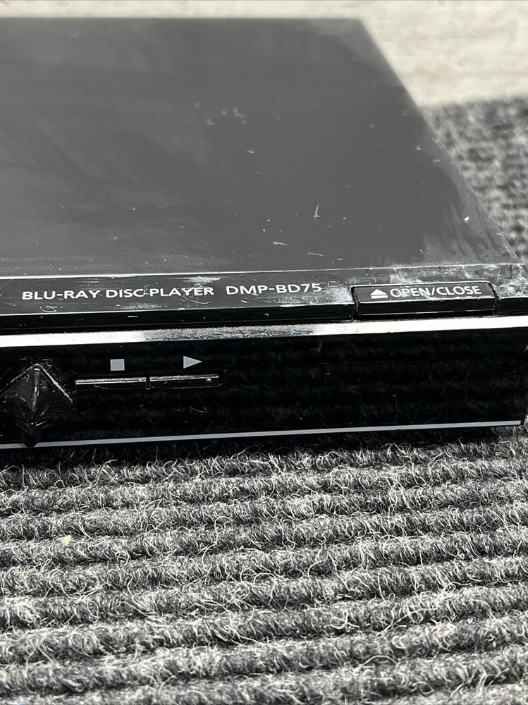 Used Panasonic DMP-BD75 Blu-ray Player - No Remote - Tested