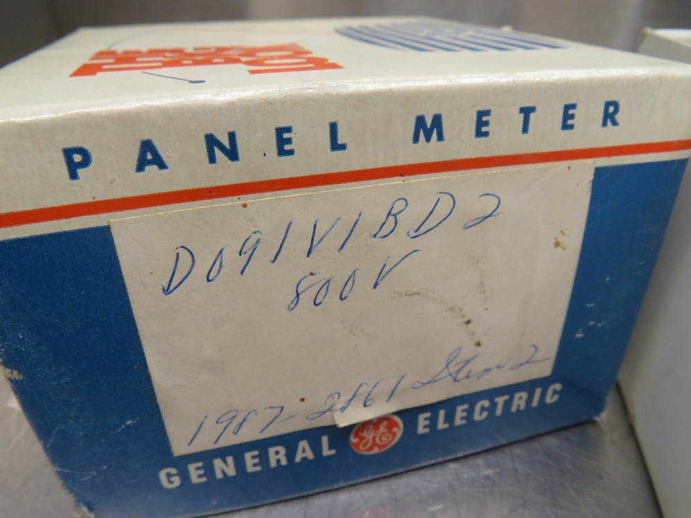 GE D0-91V1BD2 800V 518X26 D-C Volt Meter