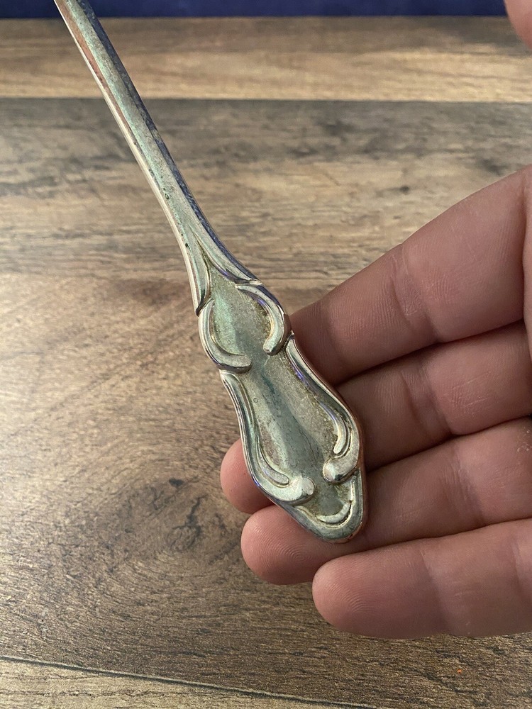 Spaghetti Pasta Server Silverplated Scrollwork Design Unknown Pattern
