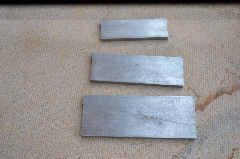 3 PC STARRETT ADJUSTABLE PARALLEL SET NO 154 C,D,E,