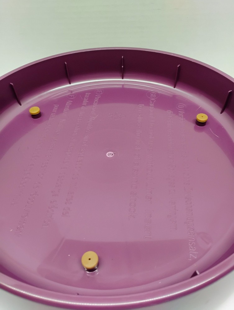 NuWave Pro Plus Oven Replacement Parts Bottom Base ONLY Purple 20619