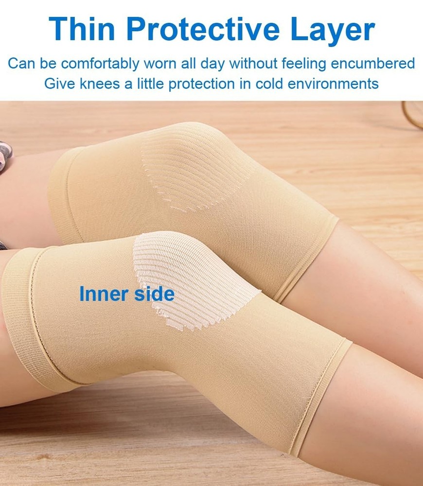 Thin Compression Knee Sleeves - Versatile Pain Relief for Active Lifestyles