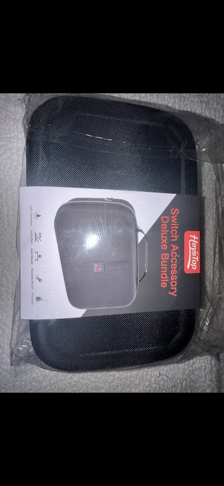 HeysTop Switch Accessory Bundle Carrying Case, Joy-Con Grips, Card Holder