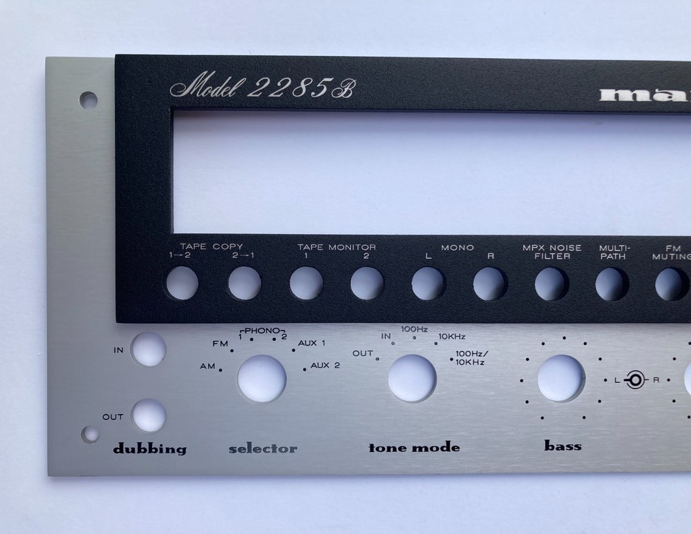 New! Marantz 2285B Receiver Front Panel Faceplate (Face Plate)