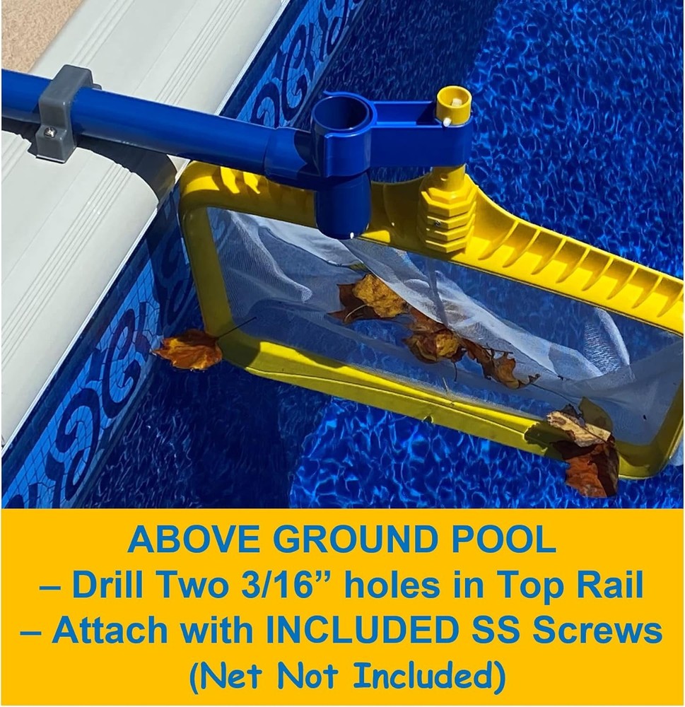 Above Ground Pool Leaf Skimmer Kit (Net NOT Included)