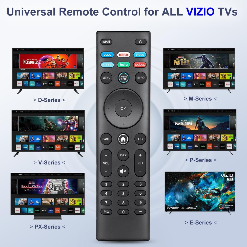 for VIZIO Smart TV Remote Replacement, Universal Remote-2PS