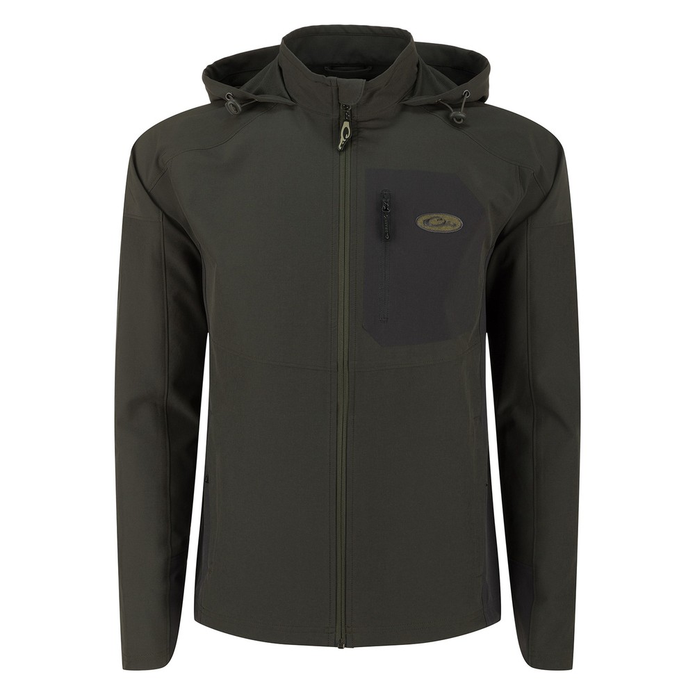 Drake Waterfowl Men's Rain Brake Lightweight Solid Softshell Jacket - Options
