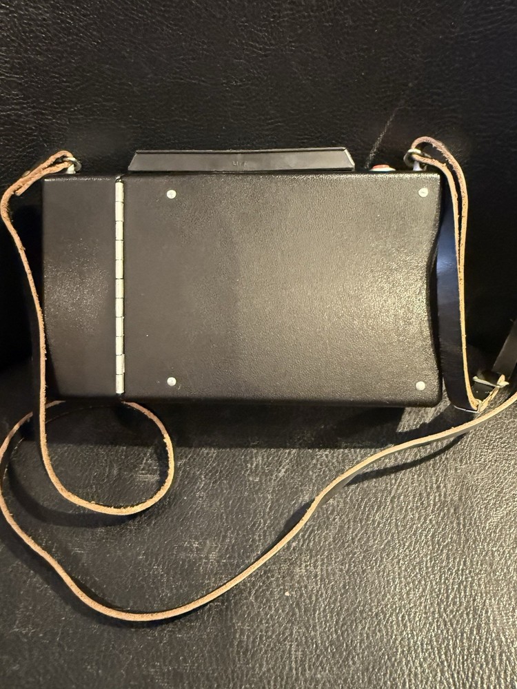 Vintage Polaroid Automatic 250 Land Camera/Zeiss Range Finder/Case Untested