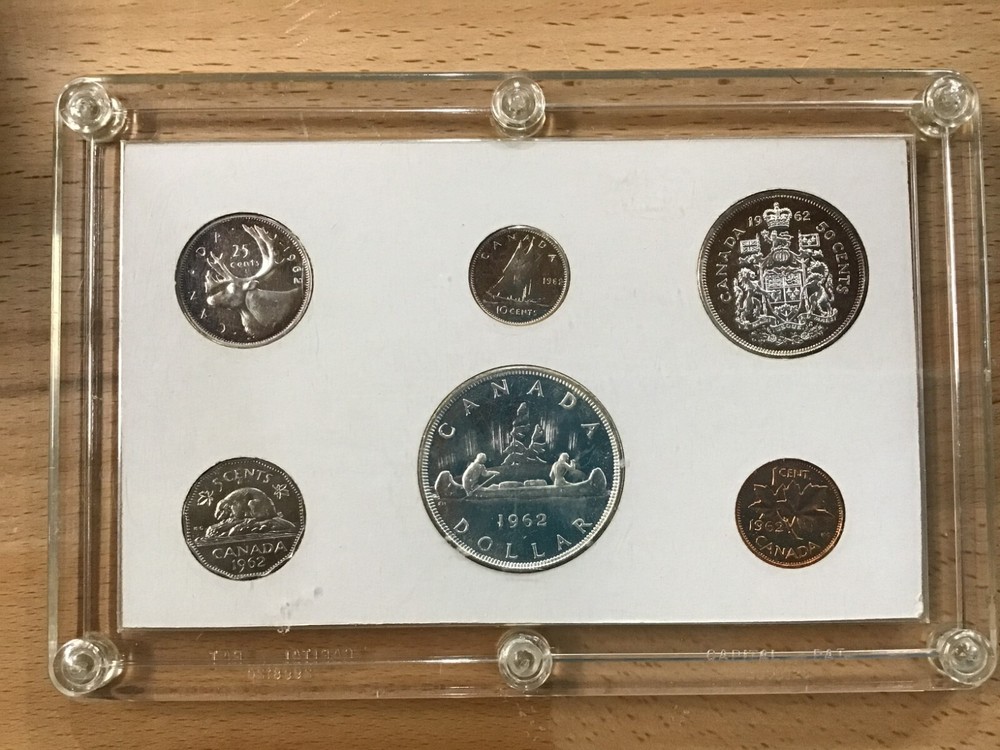 1962 Canada Silver Gem Proof-Like Set in Capital Holder   E0936