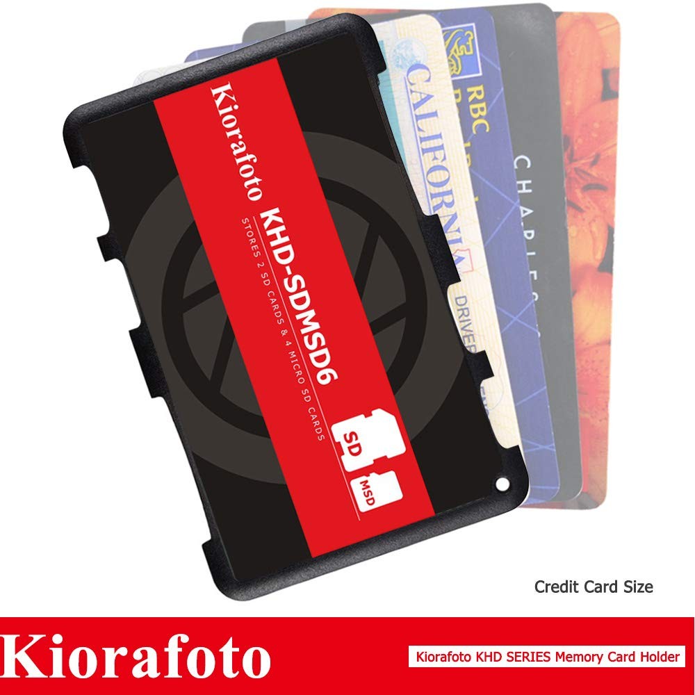 Kiorafoto KHD-SDMSD6 Easy Carry For 2 SD + 4 Micro SD, 2 + 4
