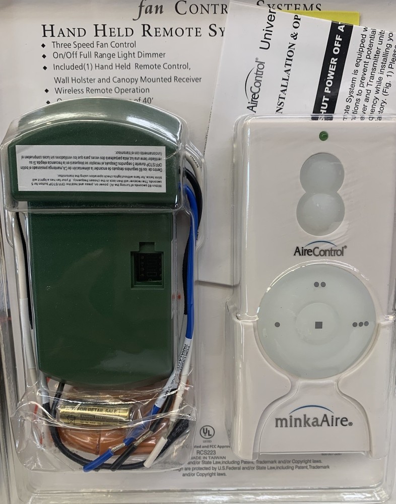 Airecontrol Hand Held Remote Control Kit Rcs223