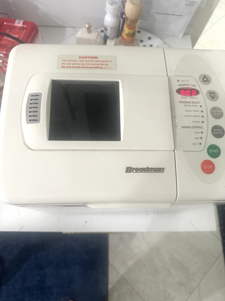 Breadman Automatic Bread Maker TR-400 Tested Works