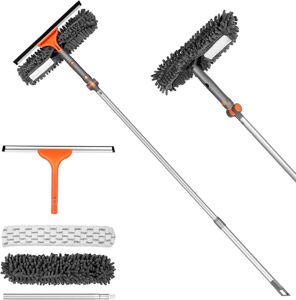 Chabatree Window Squeee Cleaner Set 2-in-1 Window Cleaning Tool with