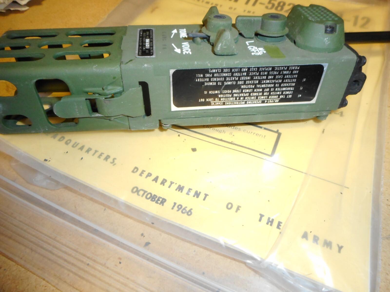 Vietnam AN/PRR-9&AN/PRT-4,Radio & MANUAL