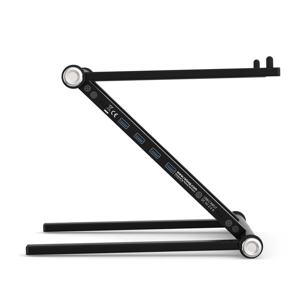 Reloop Stand Hub DJ Laptop Stand with Powered USB Hub