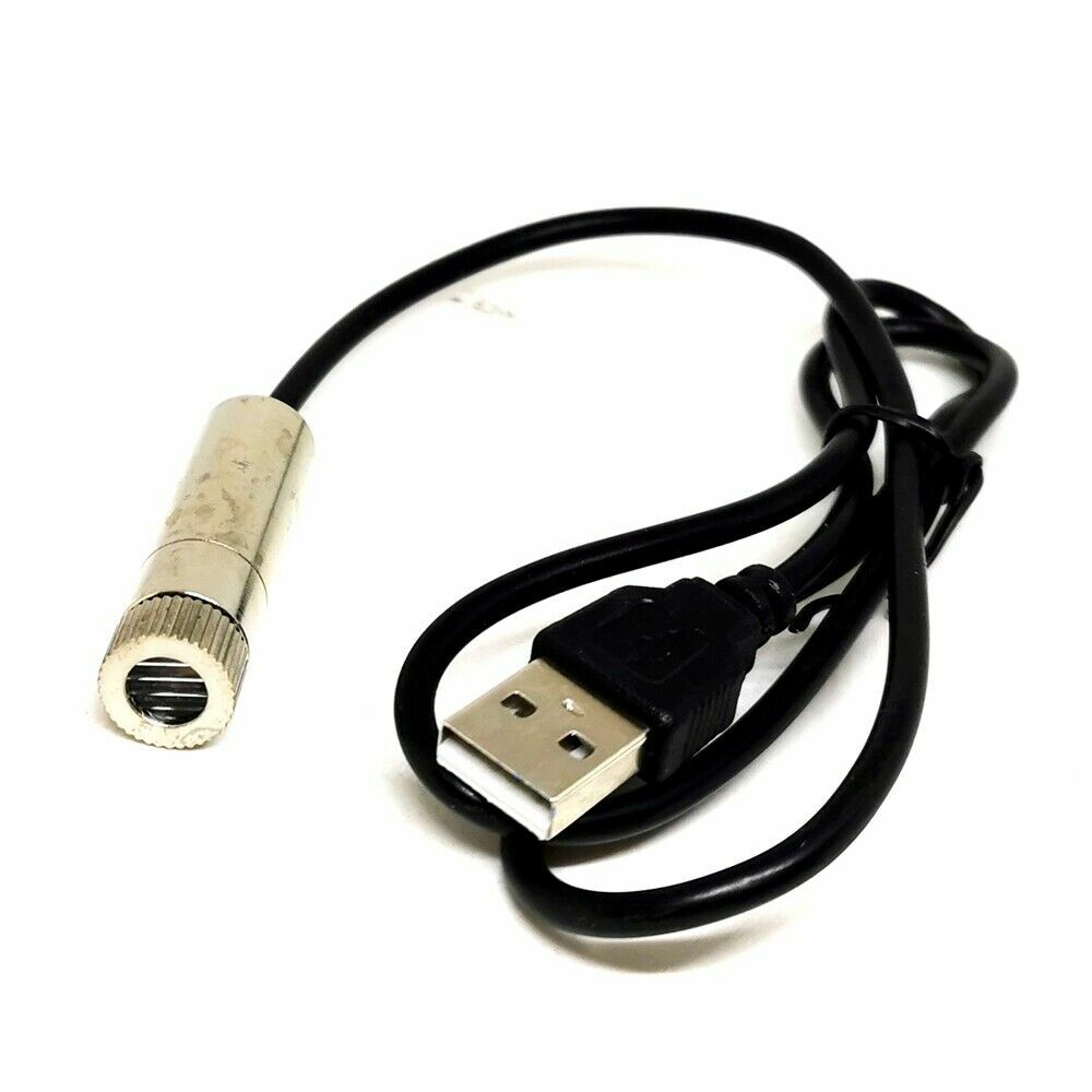 Adjustable 638nm 100mw Dot/Line/Cross Red Laser Module with USB Interface 1240