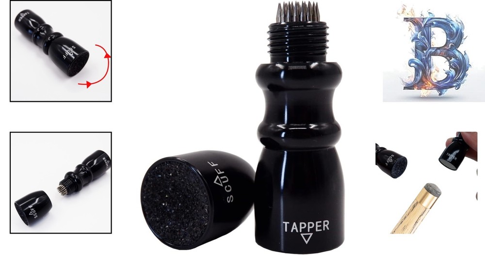 Luxury 3-in-1 Cue Tip Tool - Elevate Your Billiards Experience Effortlessly