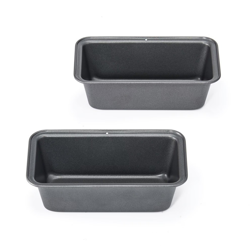 Nonstick Mini Loaf Pan 2 Pack 5.7x3x2 Inch Small Bread Baking