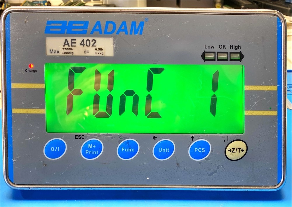 ADAM EQUIPMENT AE 402 - MULTI FUNCTION WASHDOWN INDICATOR ONLY FREE SHIPP{ING