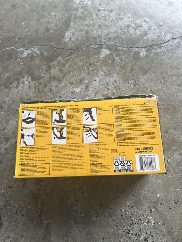 DEWALT IMPACT CONNECT Copper Pipe Cutter Attachment - DWACPRIR