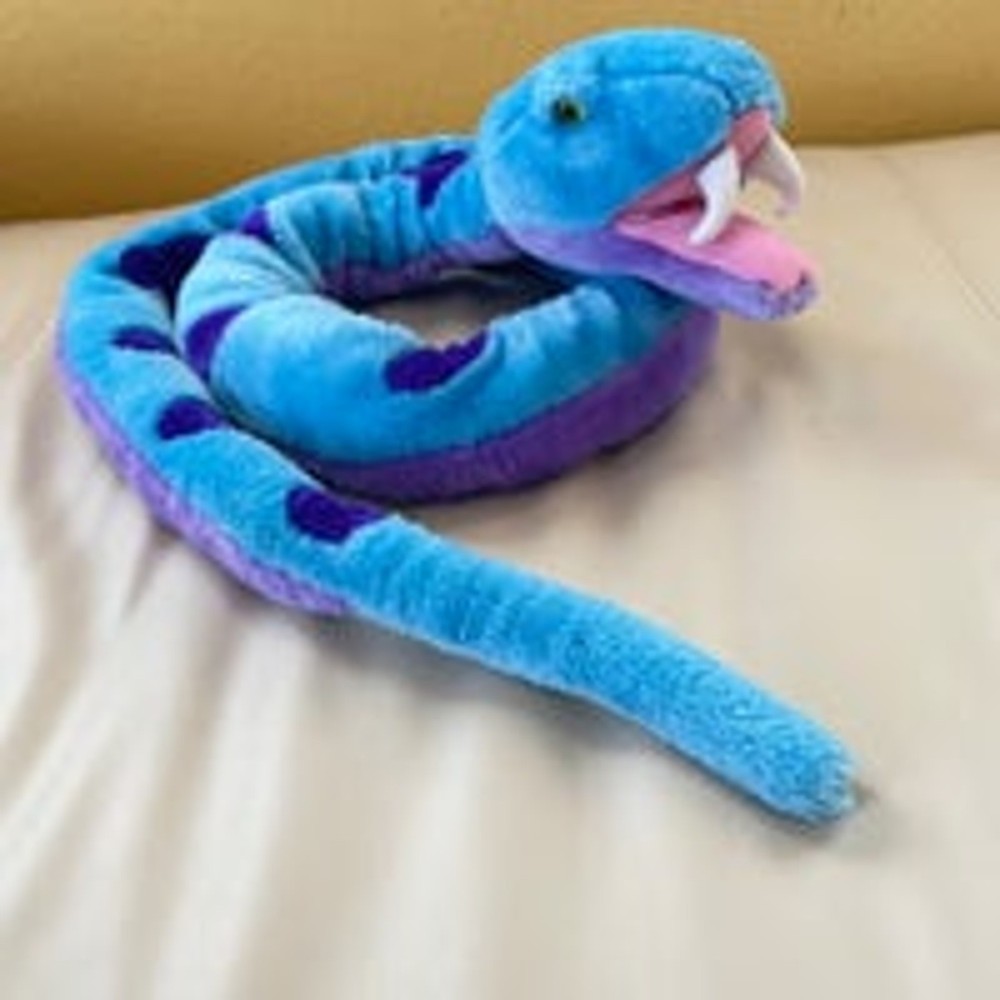 Over 5 feet long plush snake