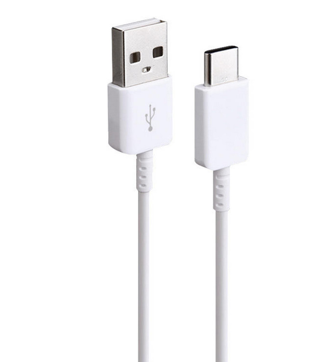 USB Type-C Data Cable 3ft Charging Cord for Samsung Galaxy S10 S20 S21 S22,White