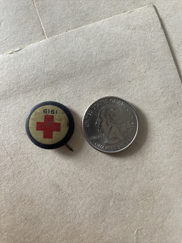 Antique 1919 Red Cross Pin