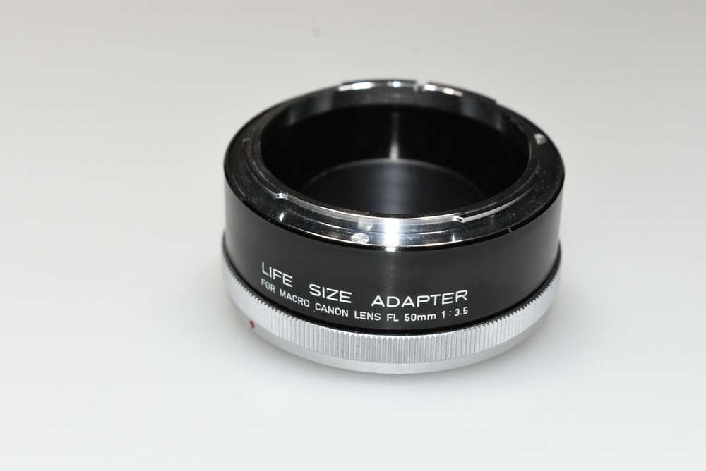 CANO FL 50mm 1:3.5 LIFE SIZE MACRO ADAPTER MINT