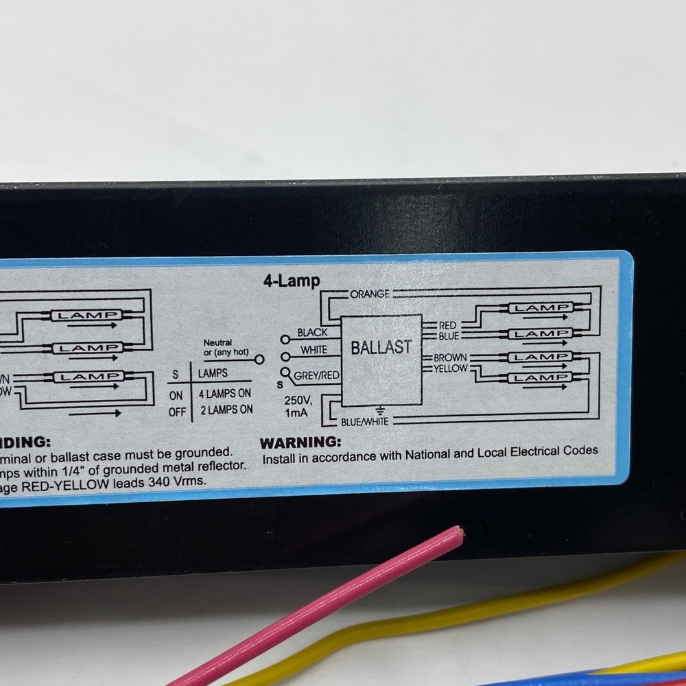Philips Advance Centium ICN-4S54-90C-2LS-G Programmed Start Electronic Ballast