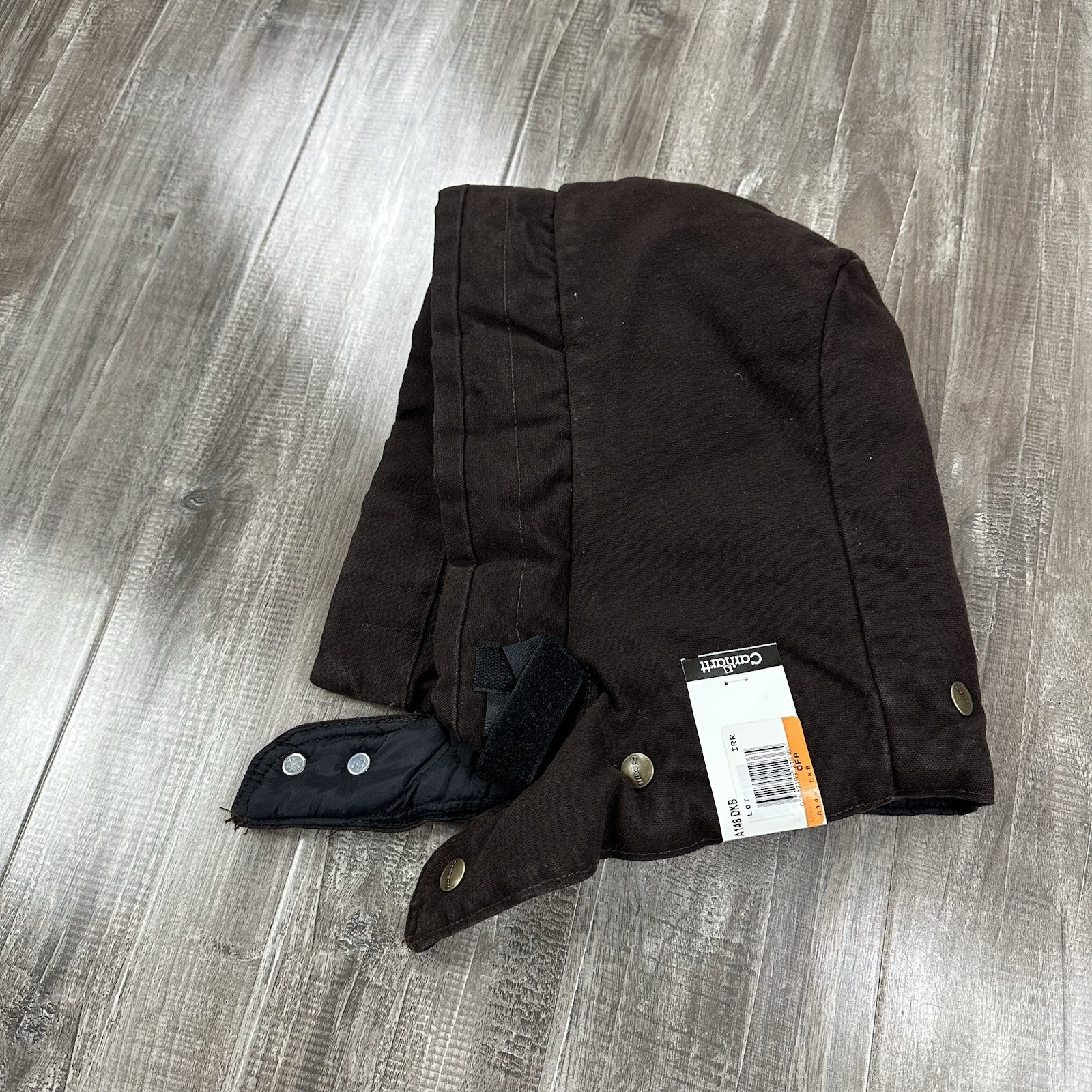 Carhartt Men's Snap On Hood Arctic-Quilt Lined A148 DKB Dark Brown