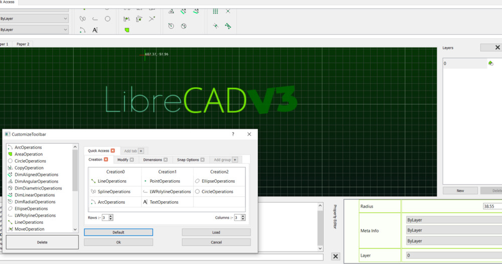2025 Libre CAD 2D Design Software for Windows/Mac, PDFs, Install Guide, Manual