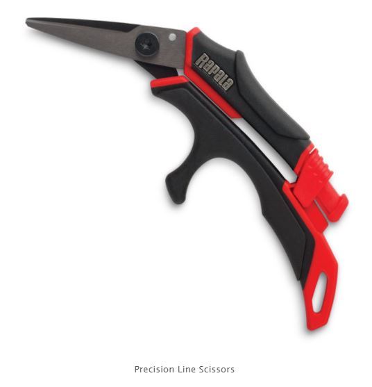Rapala Precision Stainless Fishing Line Scissors For Braided, Mono & Fluoro Line