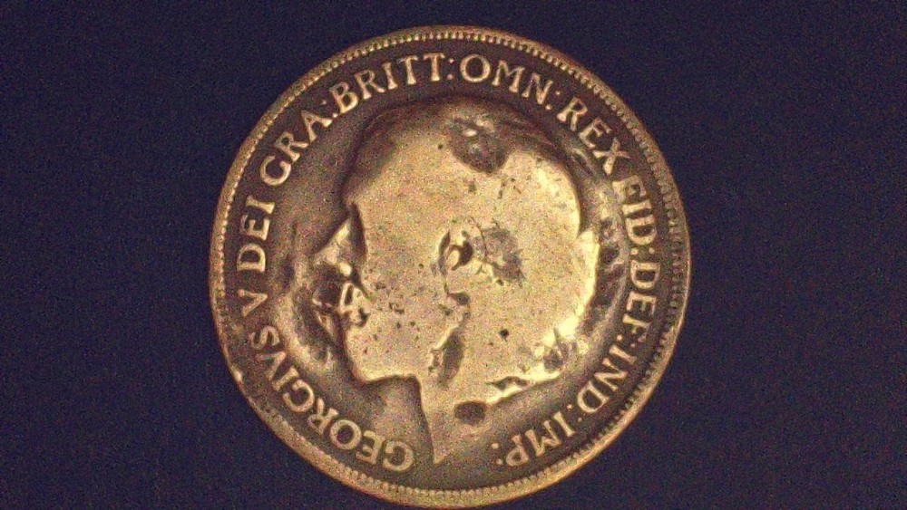 1914 UK -GREAT BRITAIN LARGE PENNY