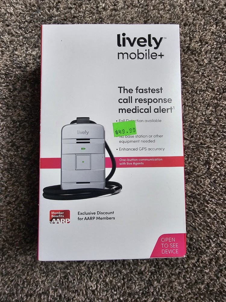 Lively Mobile Plus Call Response Medical Alert Device NEW!