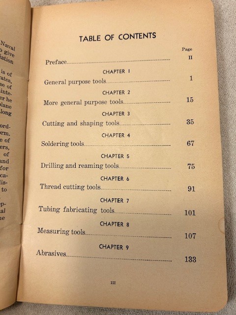 Navy Training Courses "Hand Tools" 1944