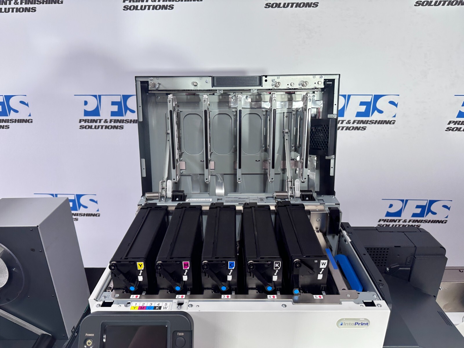 IntoPrint RP530W Digital Label Printer System w/Finisher & Rewinder