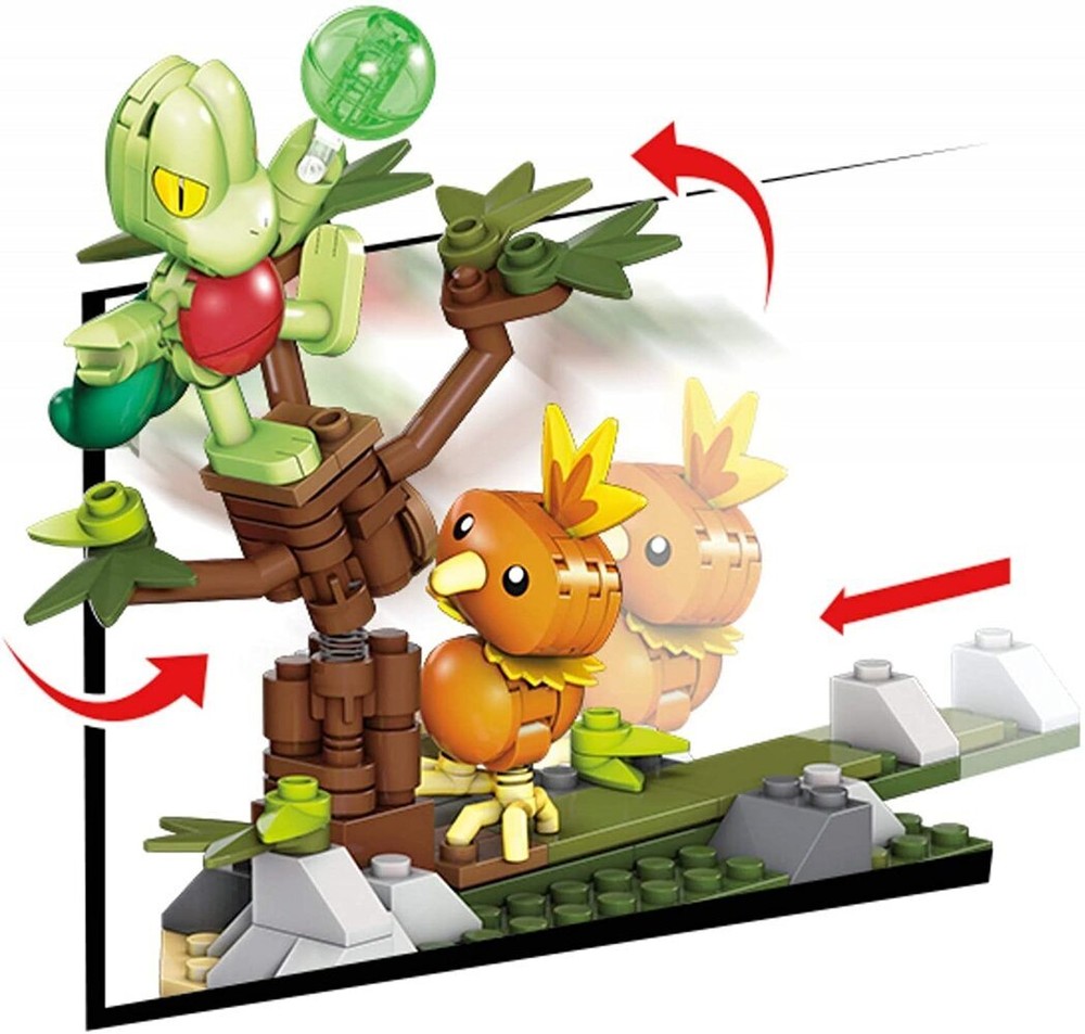 Mega Bloks Pokemon Mega Construx Torchic Vs. Treecko GKY94