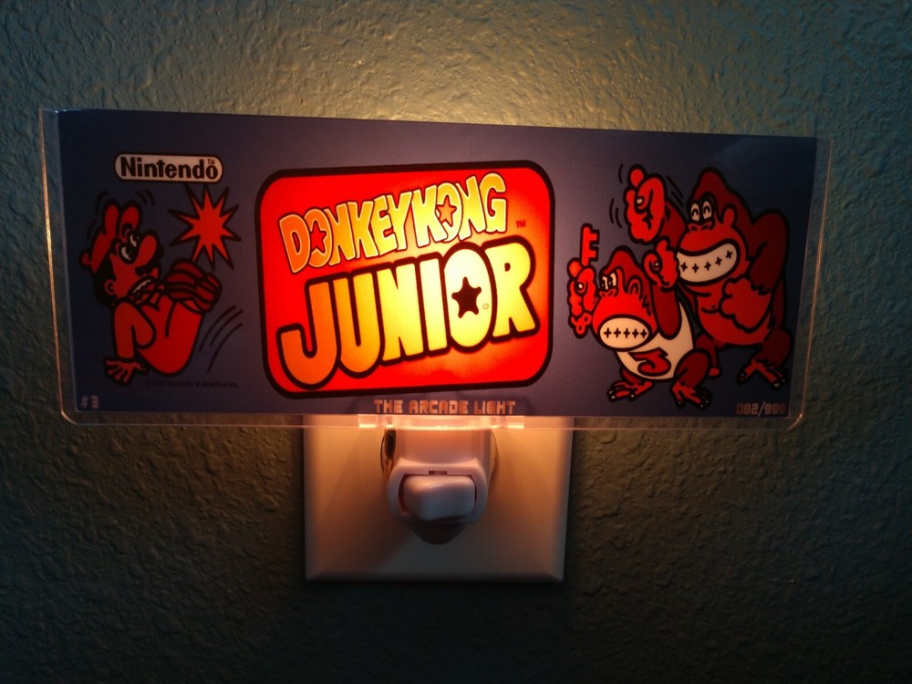 DONKEY KONG JUNIOR JR. Arcade Marquee Night Light