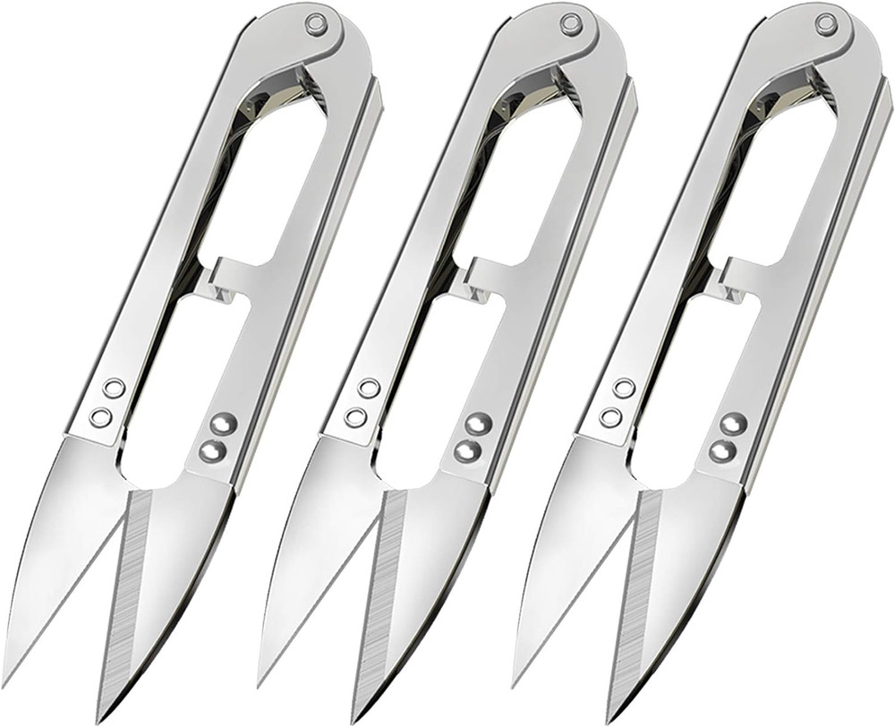 3Pcs Sewing Scissors Clippers Quick-Clip Thread Cutter Embroidery Mini Snips