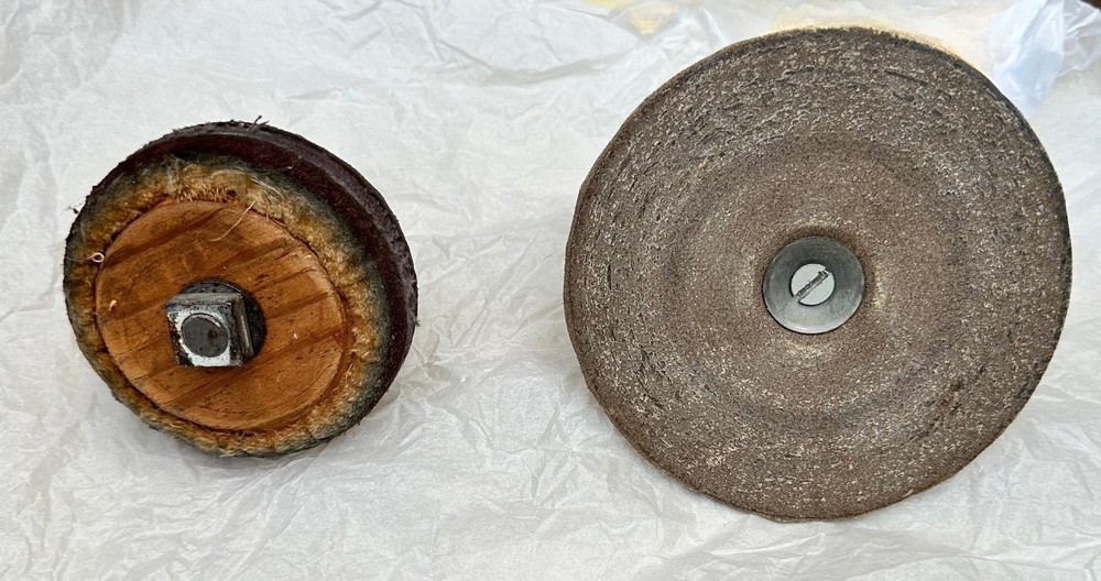 Wood Buffing Wheel (Polishing Mop) And Large Mandrel