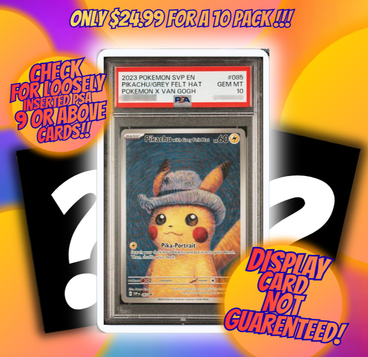 VAN GOH PIKACHU GRADED GUARD | ELEVATE YOUR CARDS | 🔥PERFECT FOR PSA CARDS🔥