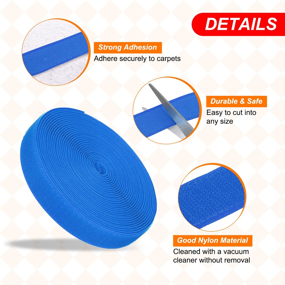 157Feet Strips, 6 Rolls, Blue