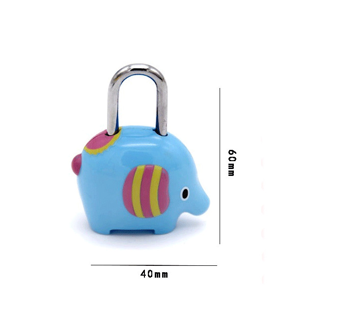 2 Digit Anti-theft Lock Password Cute Mini Combination Design Suitcase Padlock