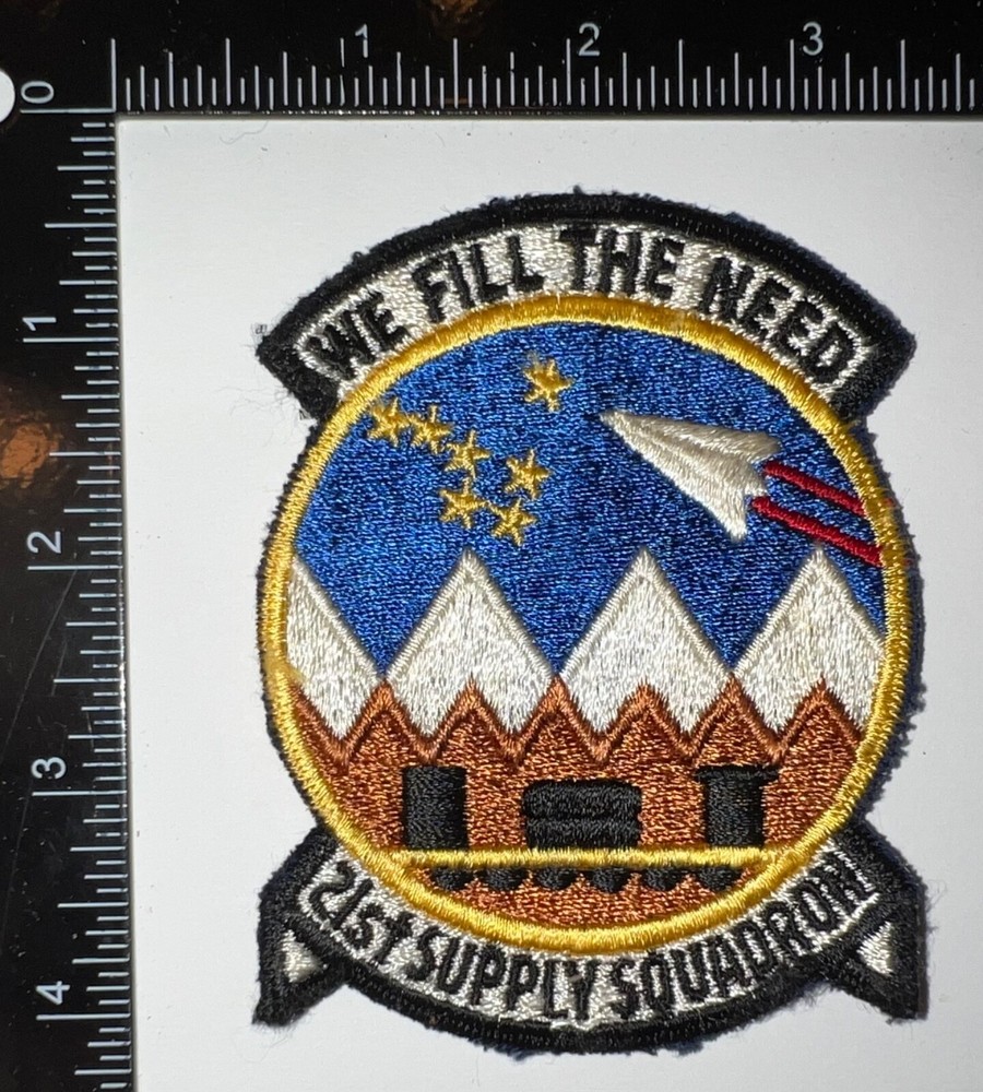Cold War USAF US Air Force 21st Supply Squadron Patch